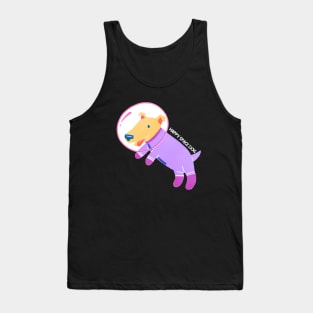 Happy Space Dog Tank Top